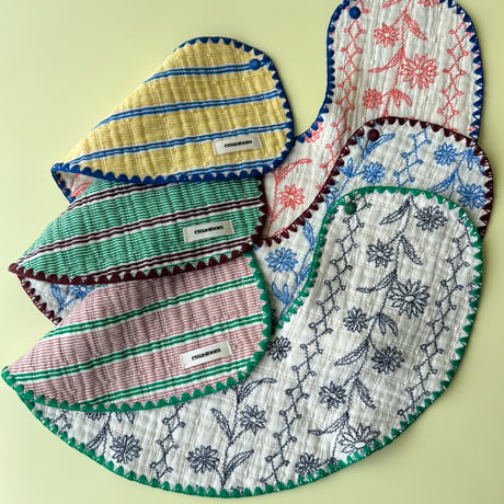 reversible bib【Border×Ohana】
