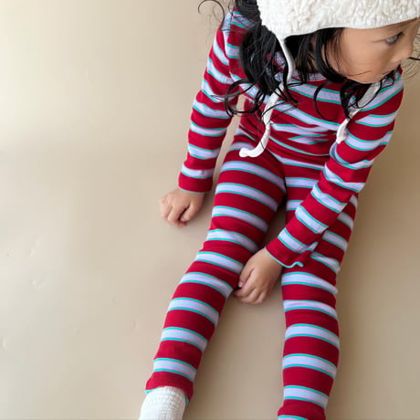 rétro border / kids leggings2311