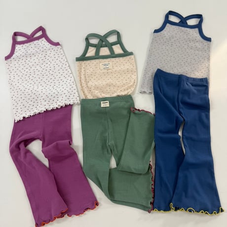 コラボ　flare pants