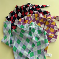 argyle kids bowtie tops