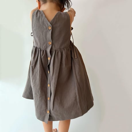 linencotton KIDS 3way bicolor DRESS