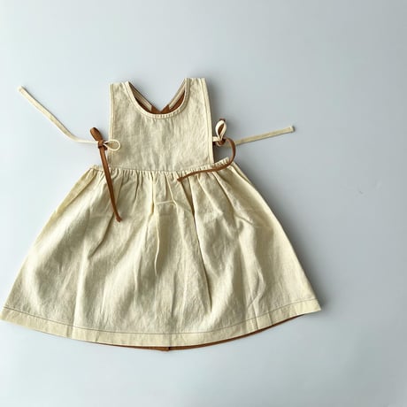 linencotton KIDS 3way bicolor DRESS
