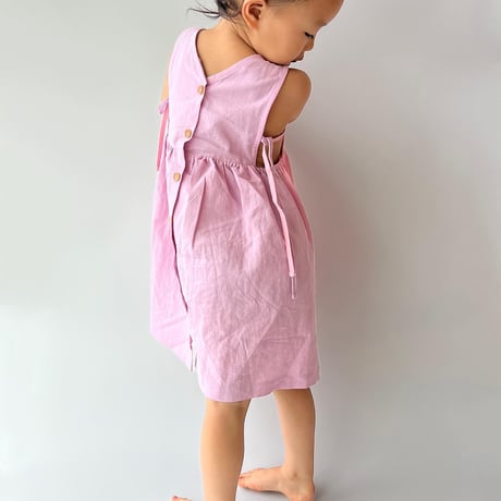 linencotton KIDS 3way bicolor DRESS