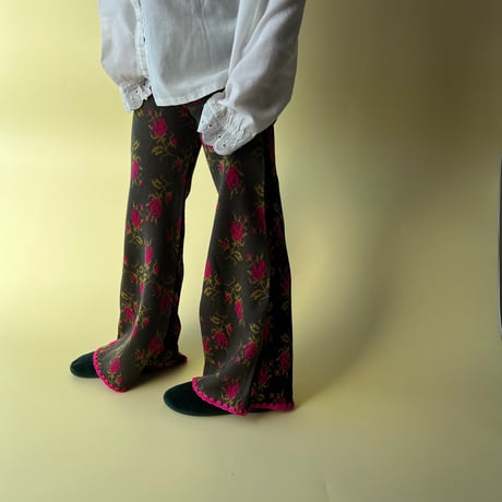 kids knit uraomote bellbottom