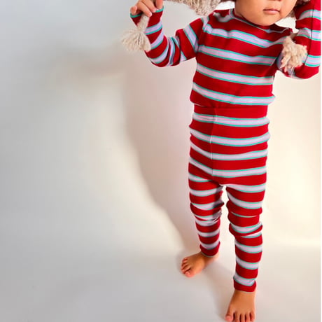 rétro border / kids leggings2311