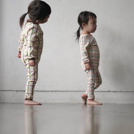 BROWN check leggings