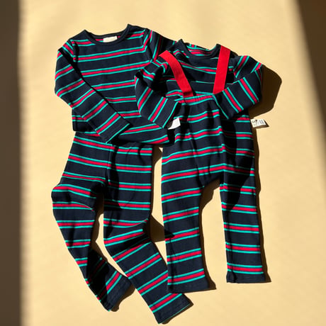 rétro border / kids leggings2311