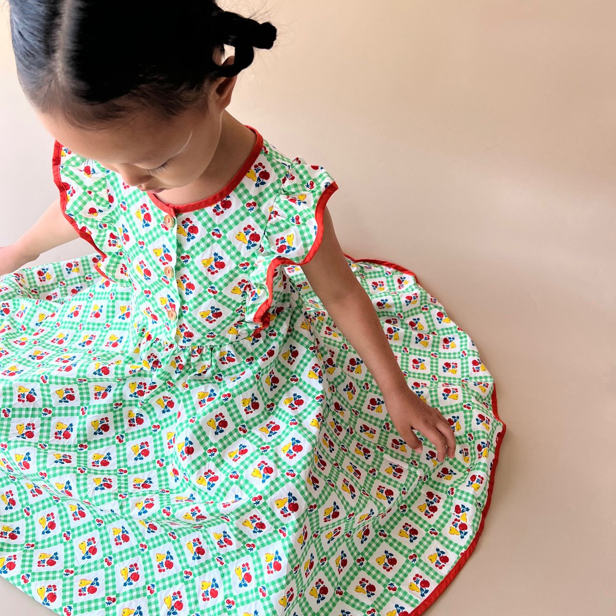 green fruits dress emasroom