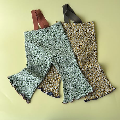 Flower baby strap pants