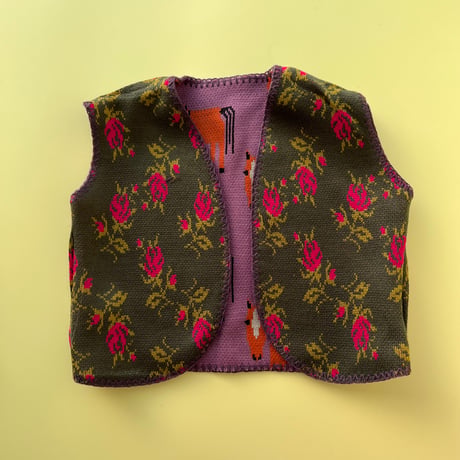 knit reversible VEST