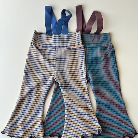 Baby strap pants【check】