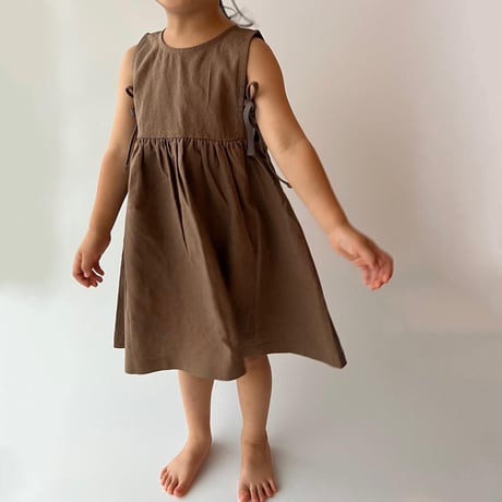 linencotton KIDS 3way bicolor DRESS