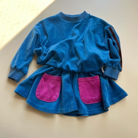 light velour sweat TOPs