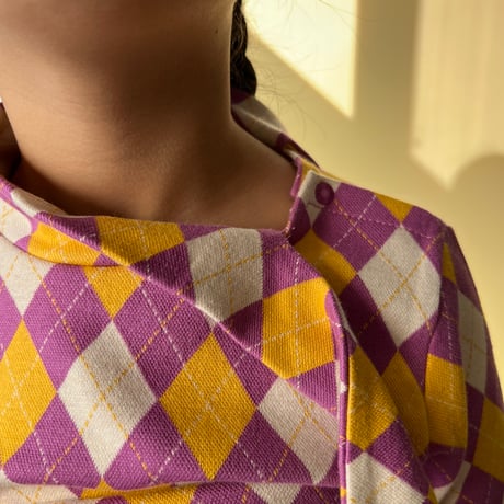 argyle kids bowtie tops