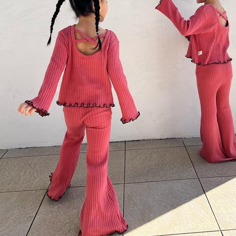 kids/junior Front cross pants