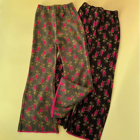 knit MOM soft flare pants