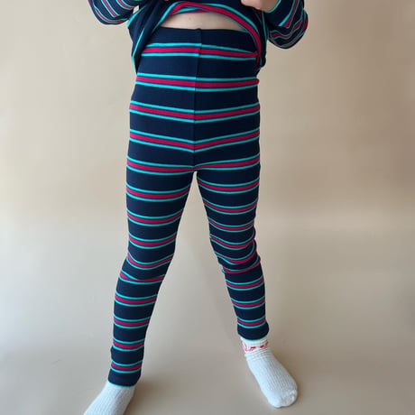 rétro border / kids leggings2311