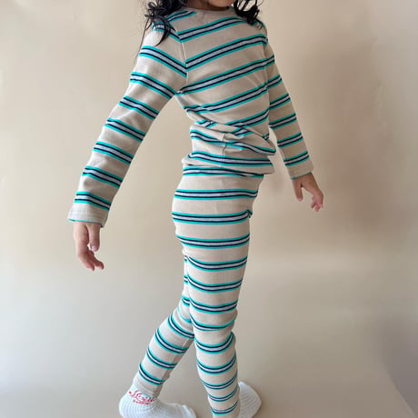 rétro border / kids leggings2311