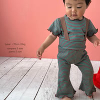 Baby strap pants【check】