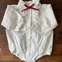 3ribbon shirt  rompers