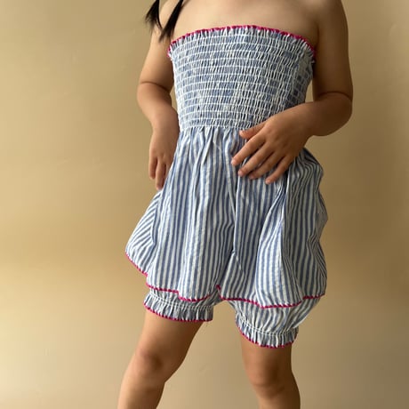 stripe pumpkin pants