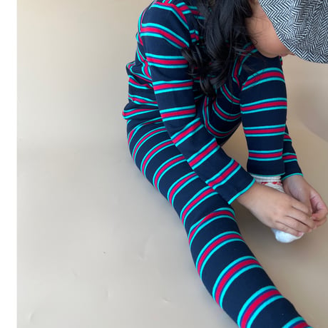 rétro border / kids leggings2311