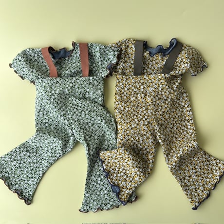 Flower baby strap pants
