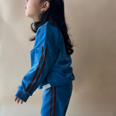 light velour sweat TOPs