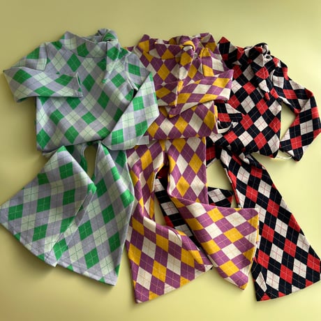 argyle kids bellbottom