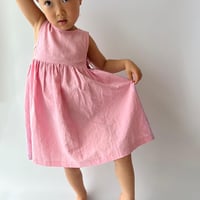linencotton KIDS 3way bicolor DRESS