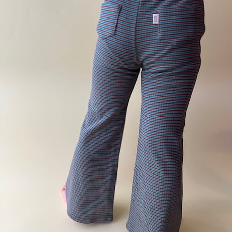 Kids flare pants 【check】
