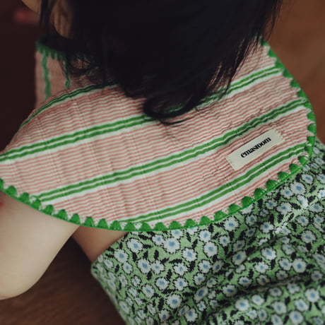 reversible bib【Border×Ohana】