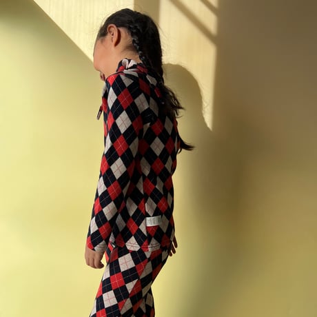 argyle kids bowtie tops