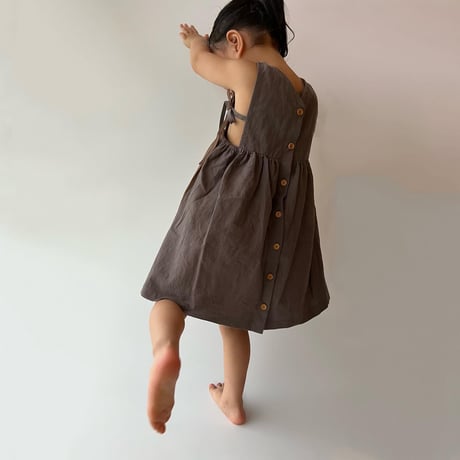 linencotton KIDS 3way bicolor DRESS