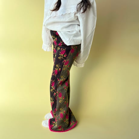 kids knit uraomote bellbottom