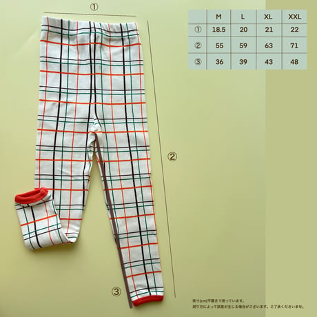 BROWN check leggings