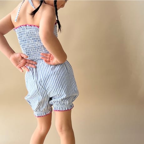 stripe pumpkin pants