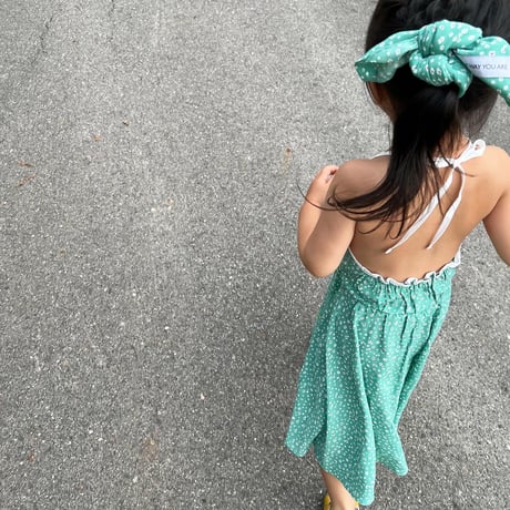 retro flower scarf
