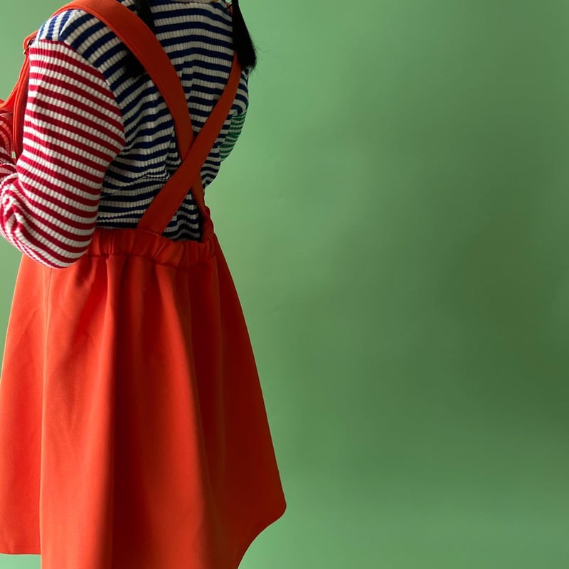 【red chop works】サロペットスカート38 red chop works】サロペットスカート38