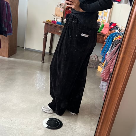 MOM corduroy wide pants