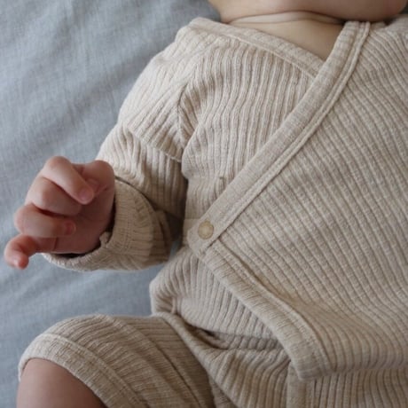 slub rib NEW born suits