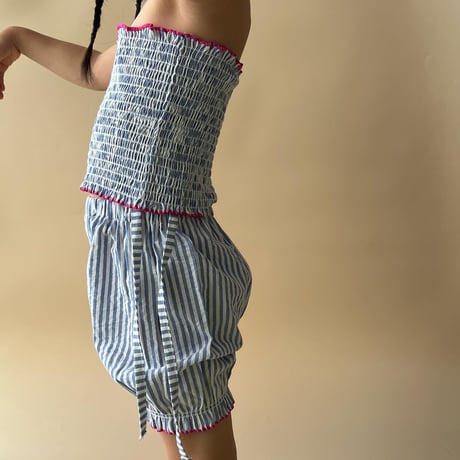 stripe pumpkin pants