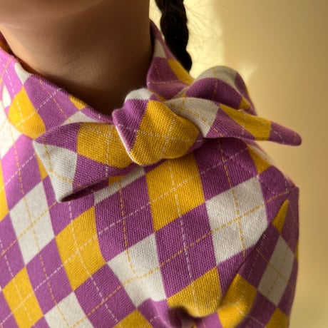 argyle kids bowtie tops