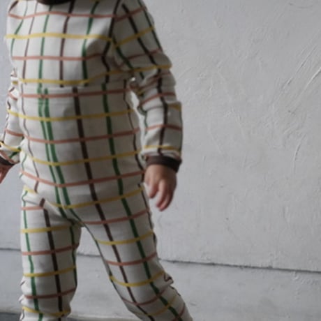 BROWN check leggings