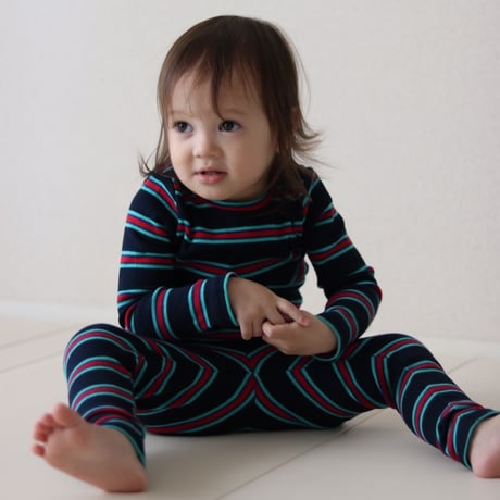 rétro border / kids leggings2311