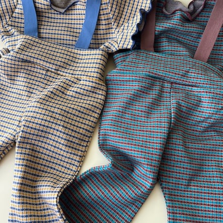 Baby strap pants【check】
