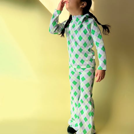 argyle kids bowtie tops
