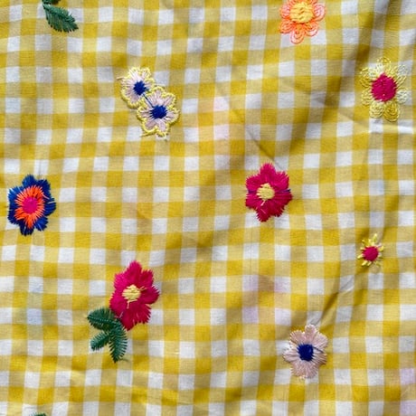 MOM embroideryflower pants
