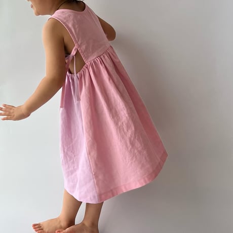 linencotton KIDS 3way bicolor DRESS