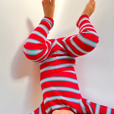 rétro border / kids leggings2311